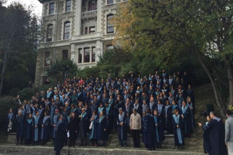 Boğaziçi University academics protest dismissal of colleagues