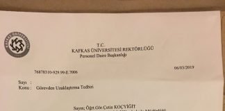Academic sentenced for insulting Turkish president also dismissed from university