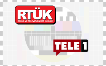 Turkish broadcast regulator fines pro-opposition TELE1 TV following Ministry of Interior threats RTUK and TELE1 logos