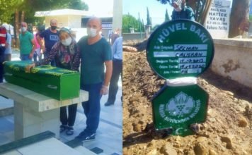 Mr. and Mrs. Çalışkan at the funeral