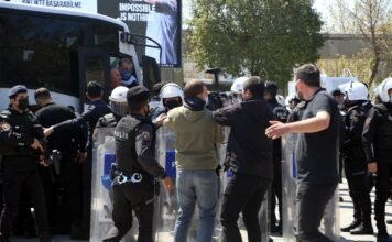 Workers gathering to make May Day statement beaten and detained by police