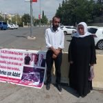 Mother and son demanding fair trial continue protest at courthouse in southeastern Turkey