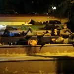 University students spend night in park to protest high accommodation prices