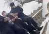 Gendarmes escort father to son’s funeral in handcuffs