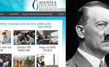 Turkish university sparks outrage for quoting Hitler on official human rights website