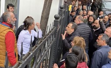 Police intervene against pro-Kurdish party executives, MPs over protest outside HDP headquarters