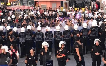 Turkish police detain some 100 participants of peaceful demonstration