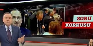 Turkish Justice Ministry staff caught on camera telling journalist not to ask any questions