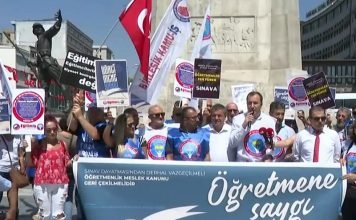 Erdoğan targets teachers for decision to boycott career exams