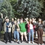 10 briefly detained for protesting alleged election fraud