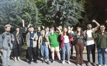 10 briefly detained for protesting alleged election fraud