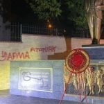 Teenager arrested for spray-painting Atatürk monument in Turkey