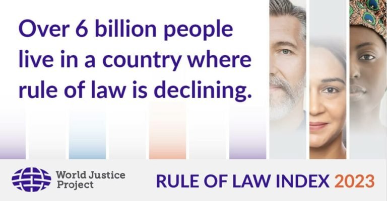 Turkey ranks 117th among 142 countries in global rule of law index