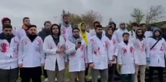 Gaza vigil near Jewish hospital in İstanbul draws accusations of antisemitism