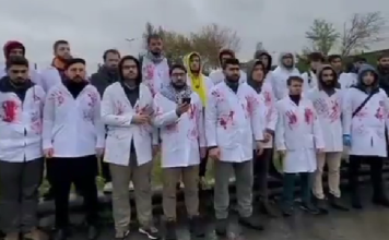 Gaza vigil near Jewish hospital in İstanbul draws accusations of antisemitism