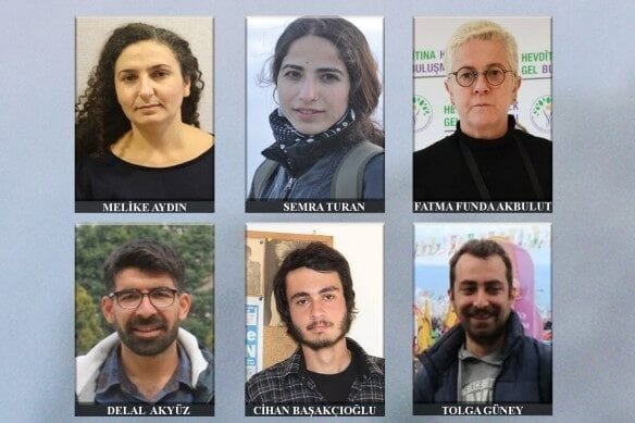 Polis Türkiye'nin batısında Kürt medyası için çalışan 6 gazeteciyi tutukladı