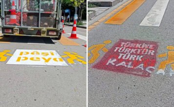 Kurdish-language traffic signs defaced in eastern Turkey