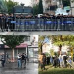 Journalists among dozens detained during protests over removal of Kurdish mayors