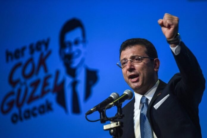 İstanbul Mayor Ekrem İmamoğlu (Photo by OZAN KOSE / AFP)
