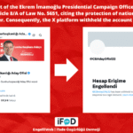 Turkey blocks İmamoğlu’s campaign account for fourth time