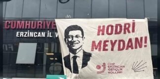 Youth leader of Turkey’s main opposition faces probe over İmamoğlu banner