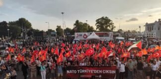 More than 100 detained in Turkey during anti-NATO protests ahead of summit
