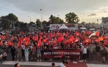 More than 100 detained in Turkey during anti-NATO protests ahead of summit