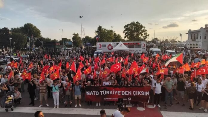 TKP anti-NATO protest