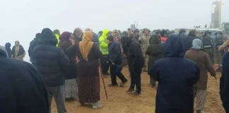 Five children, 90-year-old among 20 detained at Turkish mining protest