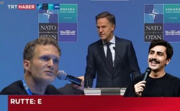 Turkish state broadcaster accused of censoring question on jailed comedian, detentions during NATO press conference