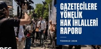 Turkey detained 12 journalists, arrested 2 in July: report