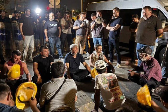Miners detained