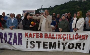 Turkish gendarmes briefly detain 4 villagers protesting fish farming project in Black Sea