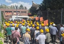 Scores of miners detained while protesting unpaid wages outside Turkey’s energy ministry