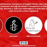 Turkish court orders social media accounts of Amnesty Turkey, rights groups, journalists blocked