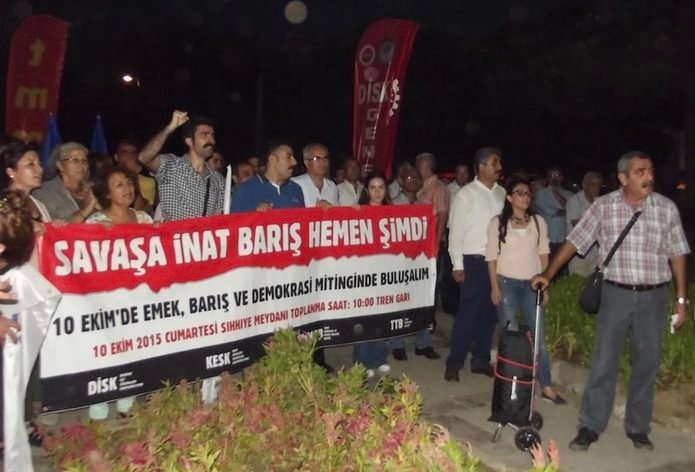Adana march, October 6, 2015