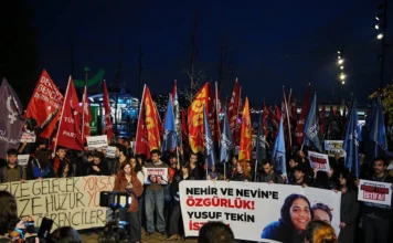 Turkish police detain 4 students protesting jailing of peers over banner