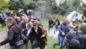 Top Turkish court finds rights violation in police intervention in pro-Kurdish demonstration