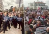 Thousands protest media crackdown in Turkey