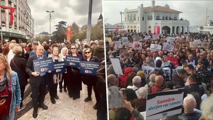 press freedom protest